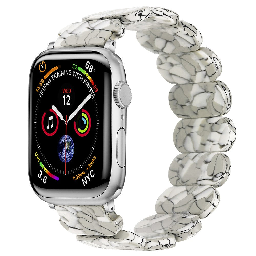 Vildt Hårdfør Silikone Universal Rem passer til Apple Smartwatch - Sølv#serie_3