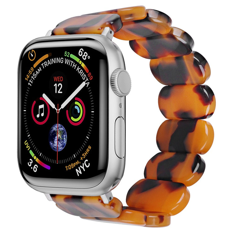 Vildt Hårdfør Silikone Universal Rem passer til Apple Smartwatch - Gul#serie_9