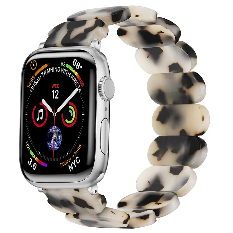 Vildt Hårdfør Silikone Universal Rem passer til Apple Smartwatch - Hvid#serie_14