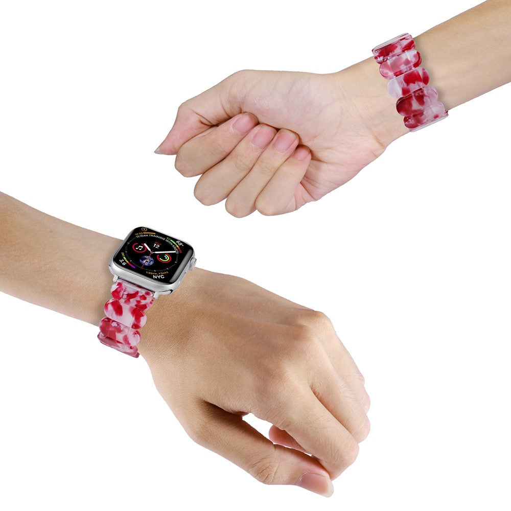 Vildt Hårdfør Silikone Universal Rem passer til Apple Smartwatch - Pink#serie_17