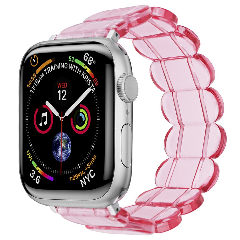 Vildt Hårdfør Silikone Universal Rem passer til Apple Smartwatch - Pink#serie_18