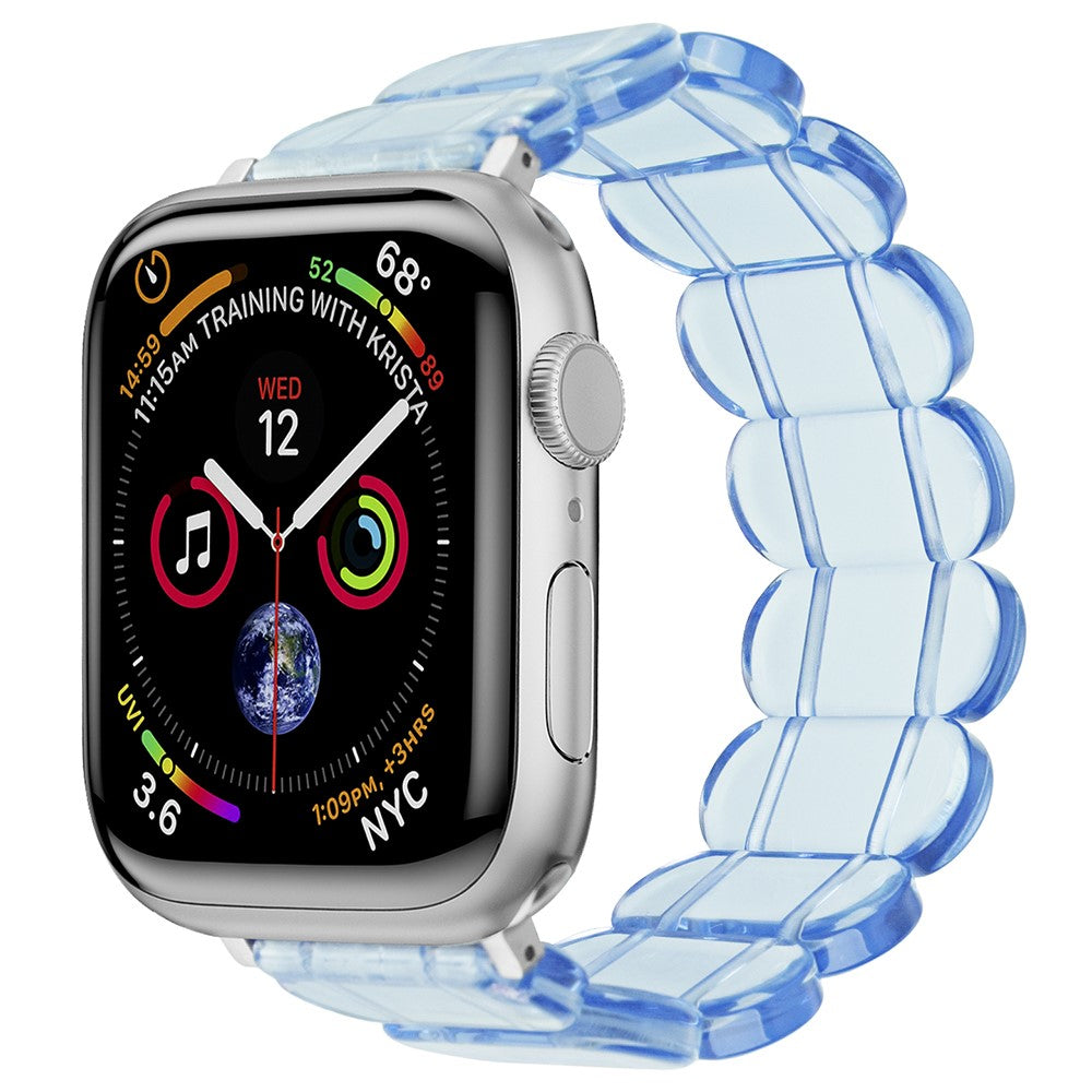 Vildt Hårdfør Silikone Universal Rem passer til Apple Smartwatch - Blå#serie_19