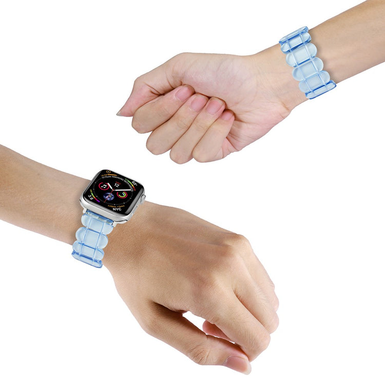 Vildt Hårdfør Silikone Universal Rem passer til Apple Smartwatch - Blå#serie_19