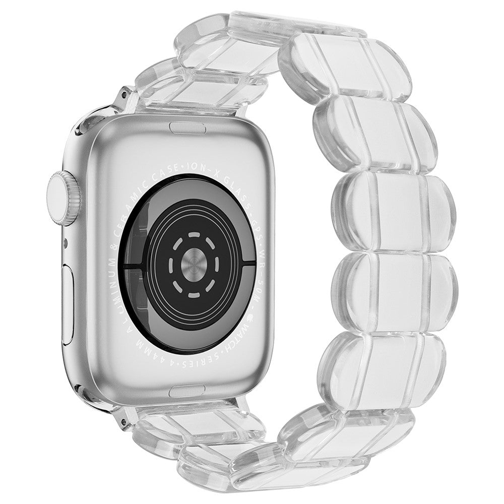 Vildt Hårdfør Silikone Universal Rem passer til Apple Smartwatch - Gennemsigtig#serie_20