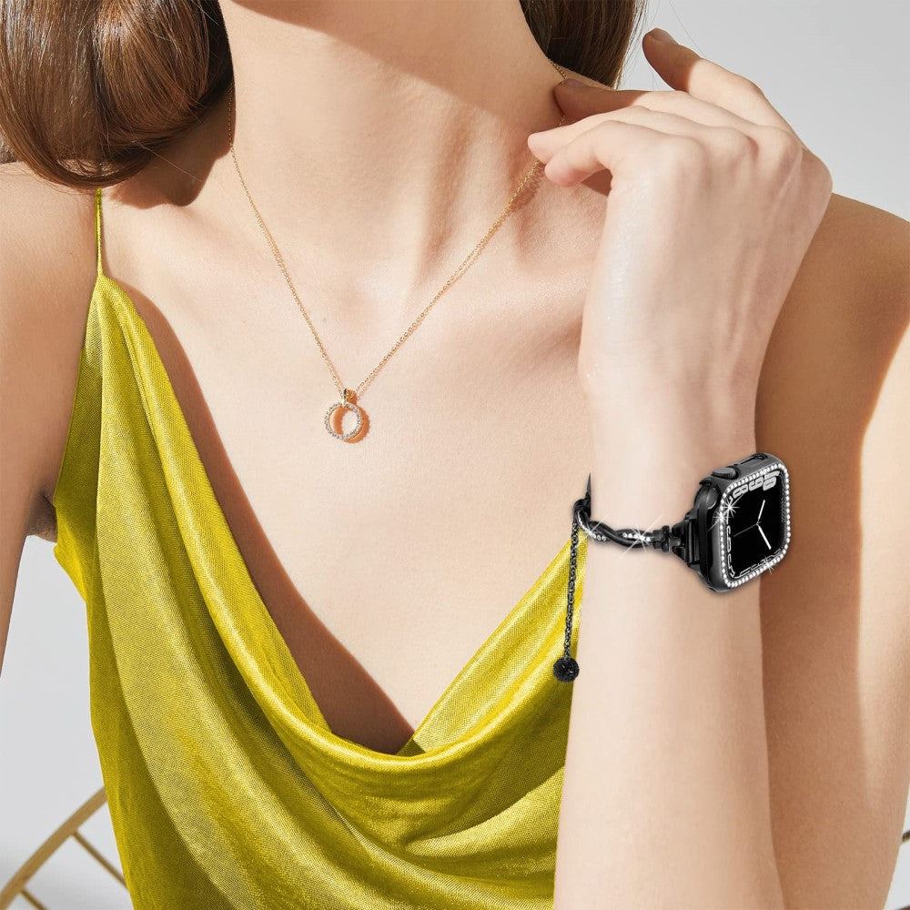 Apple Watch 49mm / 45mm / 44mm / 42mm Wrist Strap Watchband - Black#serie_1