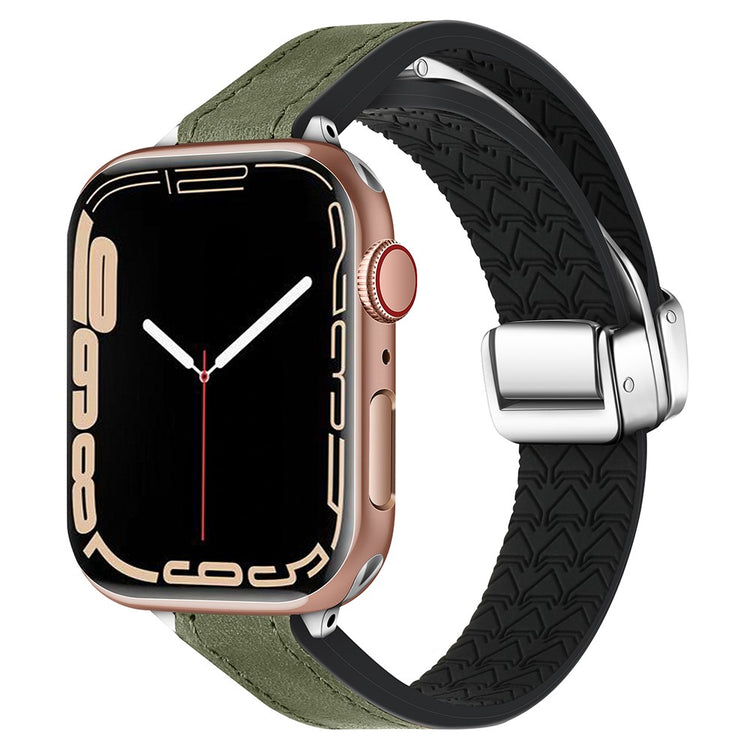 Super Godt Kunstlæder Universal Rem passer til Apple Smartwatch - Grøn#serie_4