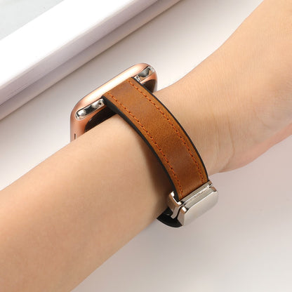 Super Godt Kunstlæder Universal Rem passer til Apple Smartwatch - Hvid#serie_8