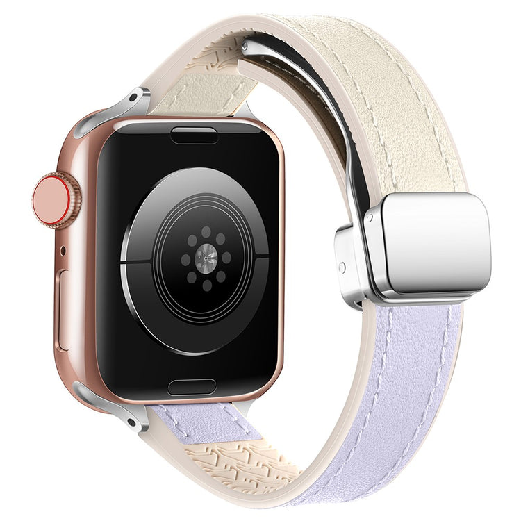 Super Godt Kunstlæder Universal Rem passer til Apple Smartwatch - Lilla#serie_9