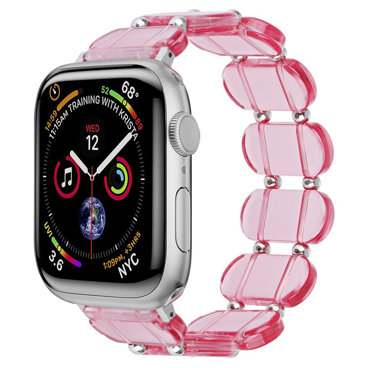 Sejt Silikone Universal Rem passer til Apple Smartwatch - Pink#serie_1