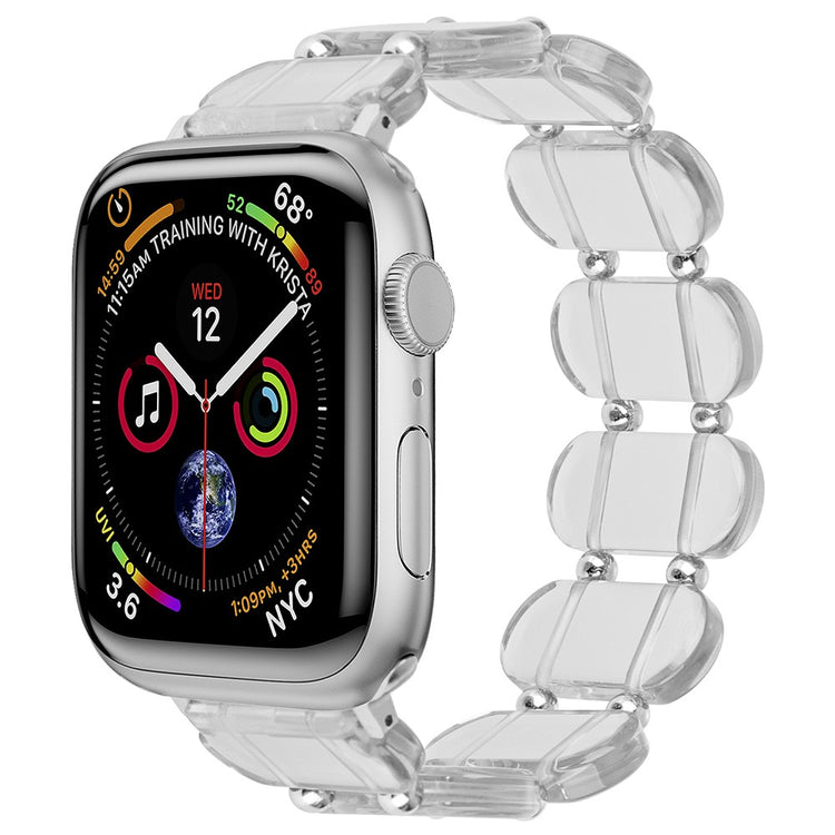 Sejt Silikone Universal Rem passer til Apple Smartwatch - Gennemsigtig#serie_3