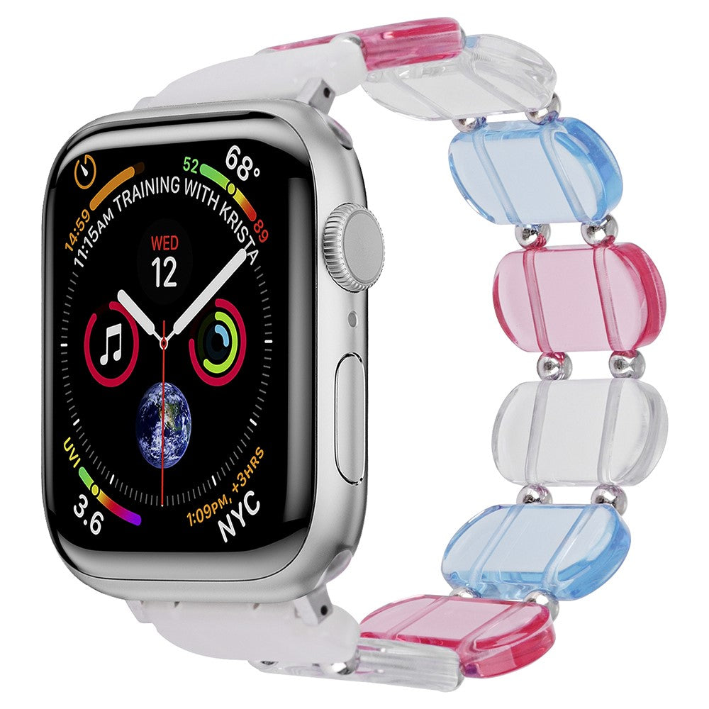 Cool Silikone Universal Rem passer til Apple Smartwatch - Flerfarvet#serie_4