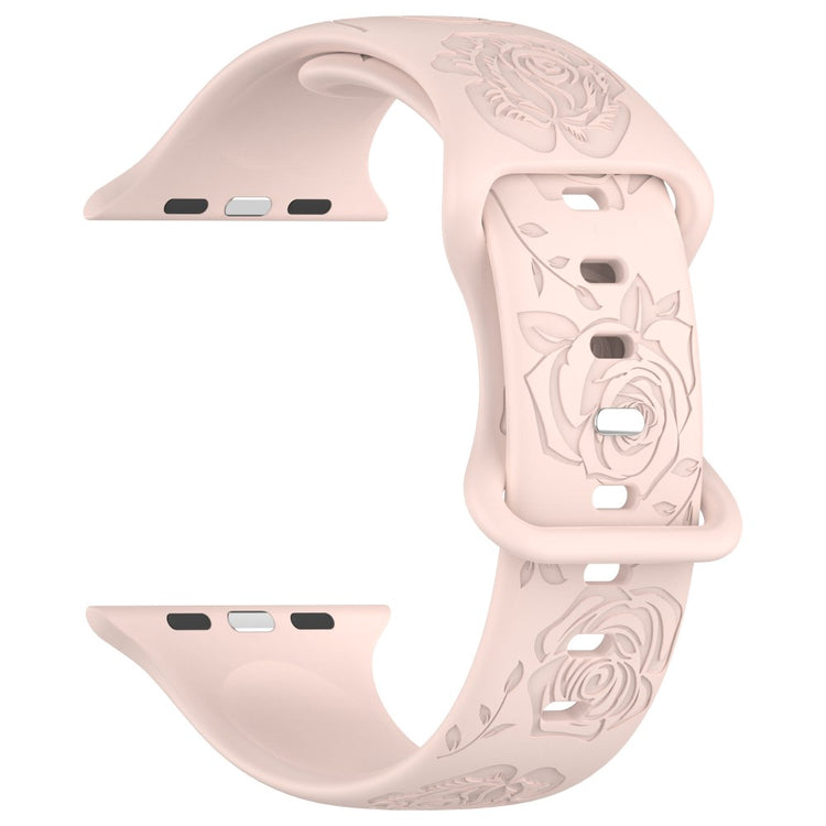 Holdbart Silikone Universal Rem passer til Apple Smartwatch - Pink#serie_1