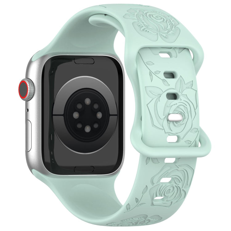 Holdbart Silikone Universal Rem passer til Apple Smartwatch - Grøn#serie_4