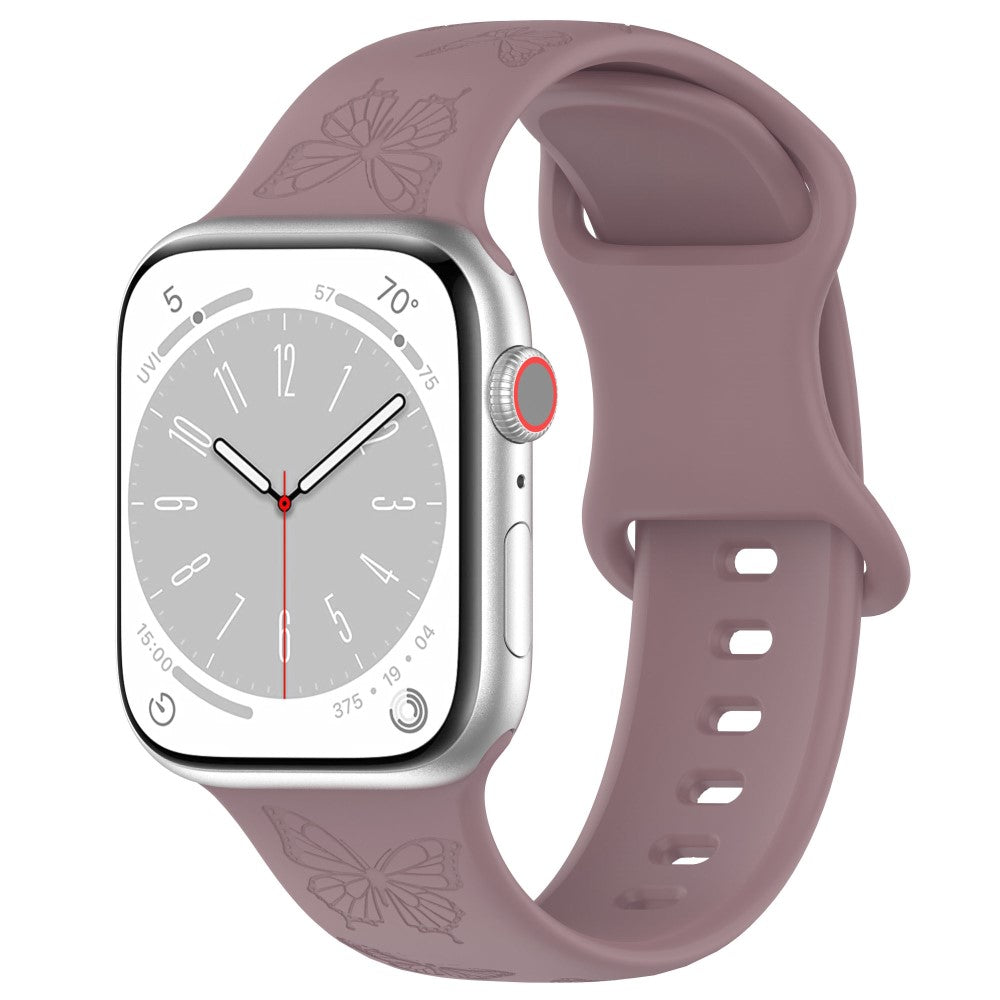 Vildt Godt Silikone Universal Rem passer til Apple Smartwatch - Lilla#serie_17