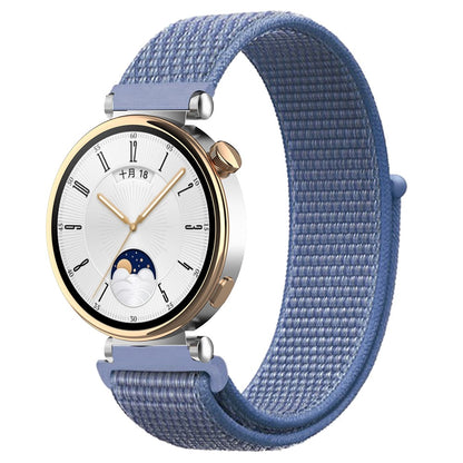 Huawei Watch GT 4 41mm / Garmin Venu 3S Watch Band 18mm Nylon Loop Adjustable Wrist Strap - Sea Blue#serie_12