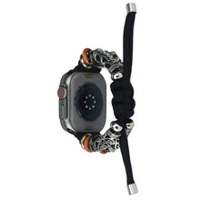 Sejt Nylon Universal Rem passer til Apple Smartwatch - Sort#serie_1
