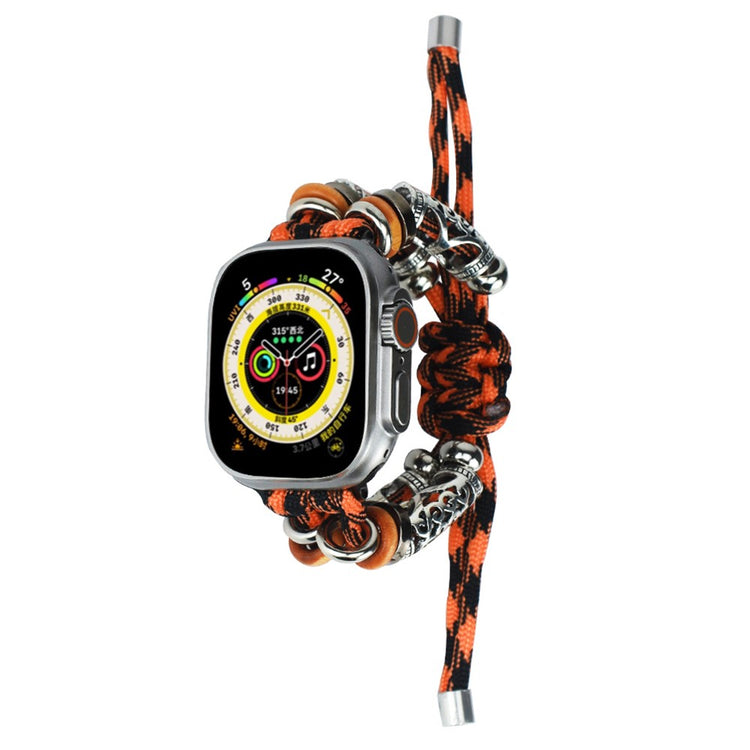 Sejt Nylon Universal Rem passer til Apple Smartwatch - Orange#serie_2