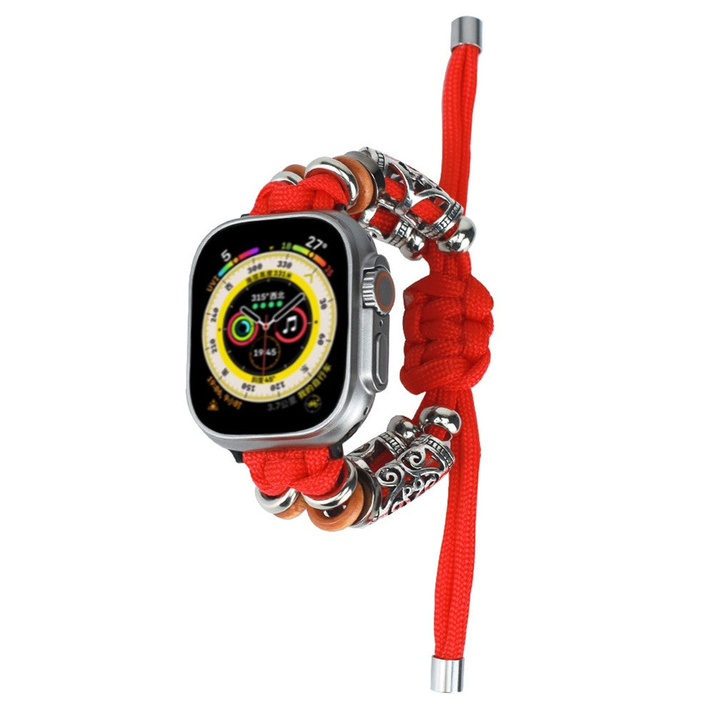 Sejt Nylon Universal Rem passer til Apple Smartwatch - Orange#serie_3