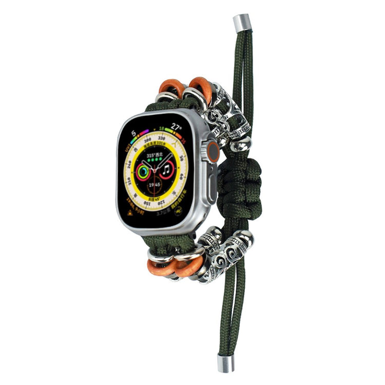 Sejt Nylon Universal Rem passer til Apple Smartwatch - Rød#serie_4