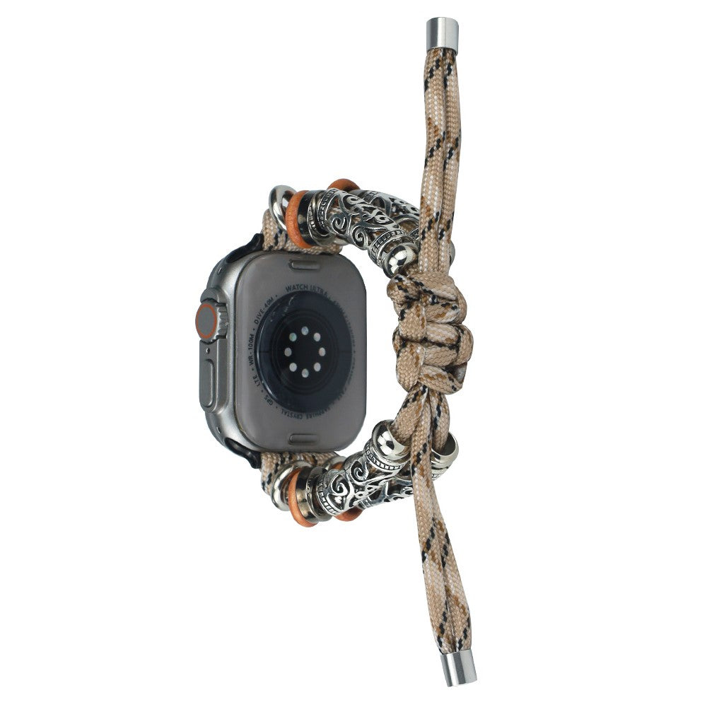 Sejt Nylon Universal Rem passer til Apple Smartwatch - Brun#serie_7