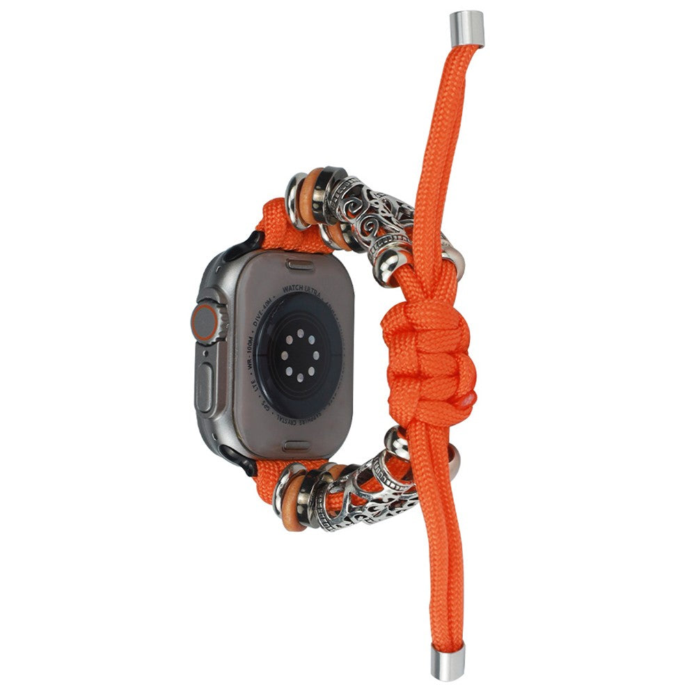 Super Elegant Nylon Universal Rem passer til Apple Smartwatch - Orange#serie_2