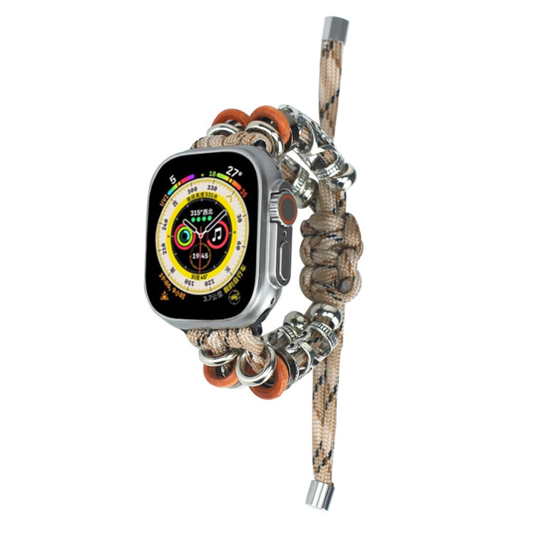 Super Elegant Nylon Universal Rem passer til Apple Smartwatch - Brun#serie_7