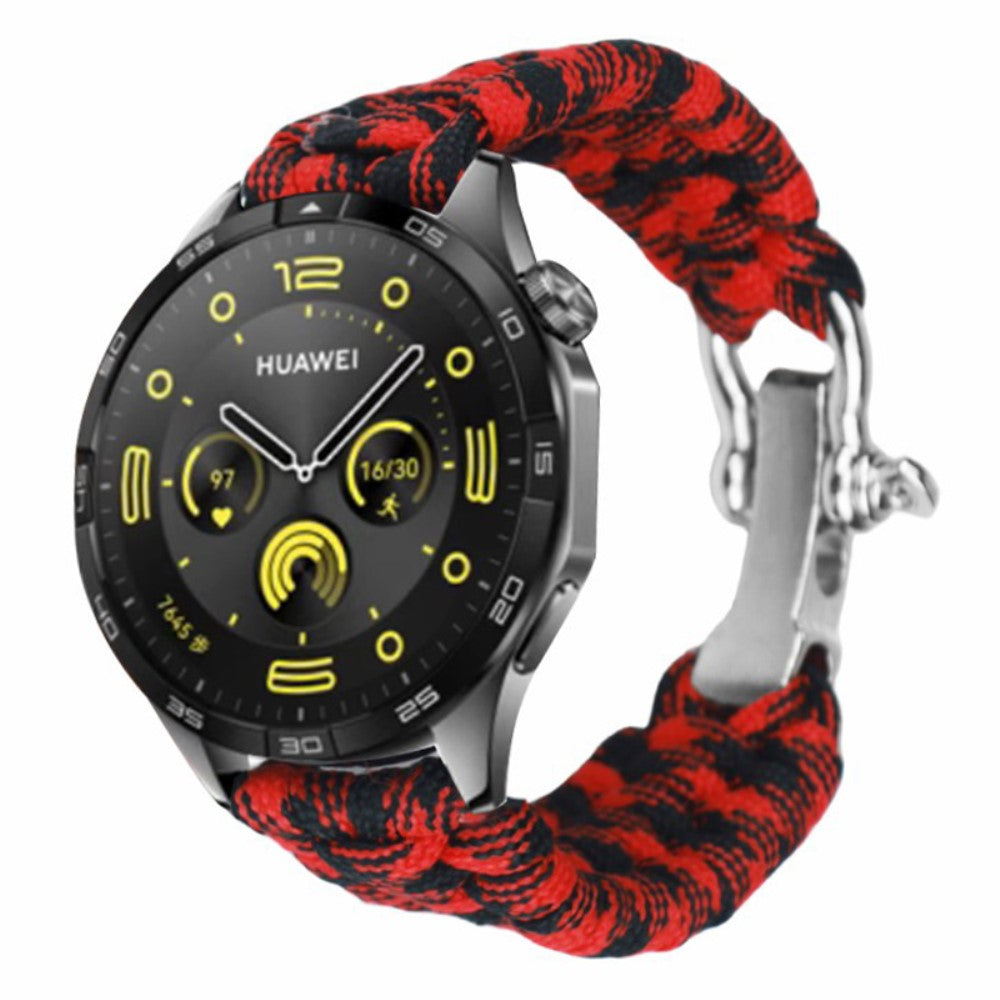Vildt Cool Nylon Universal Rem passer til Smartwatch - Rød#serie_4