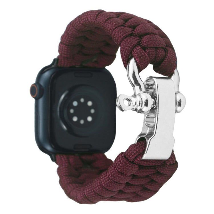 Helt Vildt Fint Nylon Universal Rem passer til Apple Smartwatch - Rød#serie_5