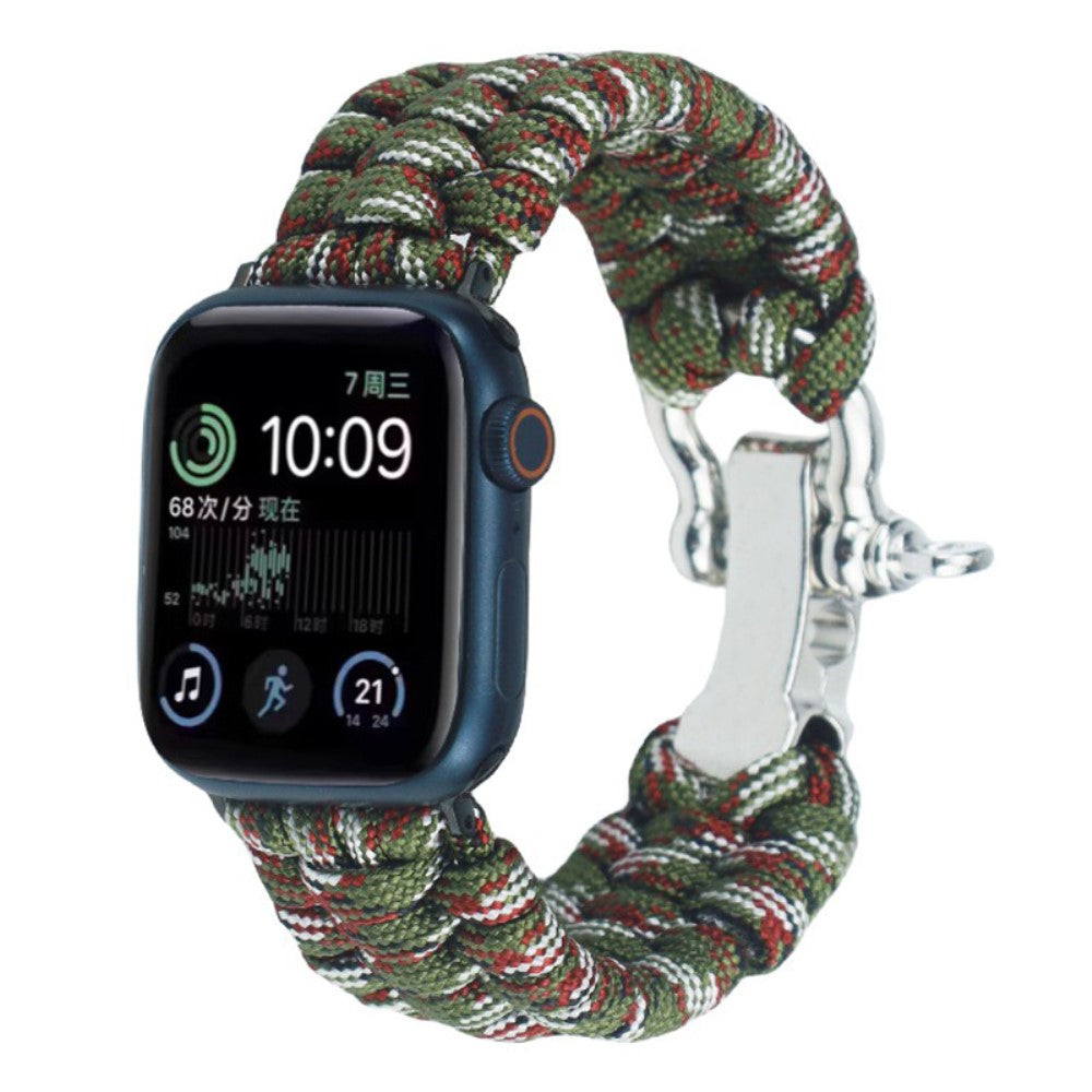 Helt Vildt Fint Nylon Universal Rem passer til Apple Smartwatch - Grøn#serie_7