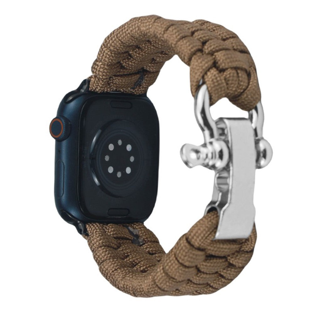 Helt Vildt Fint Nylon Universal Rem passer til Apple Smartwatch - Brun#serie_10