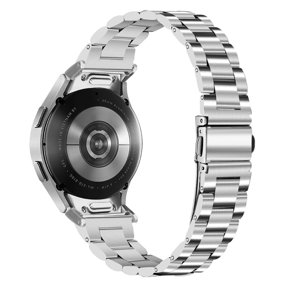 Rigtigt Rart Metal Universal Rem passer til Samsung Smartwatch - Sølv#serie_066