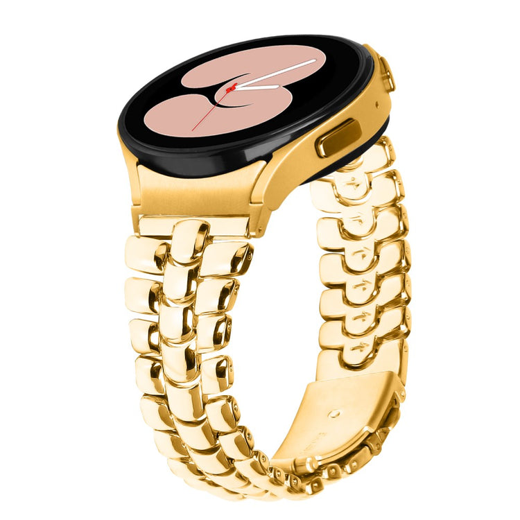 Rigtigt Godt Metal Universal Rem passer til Samsung Smartwatch - Guld#serie_3