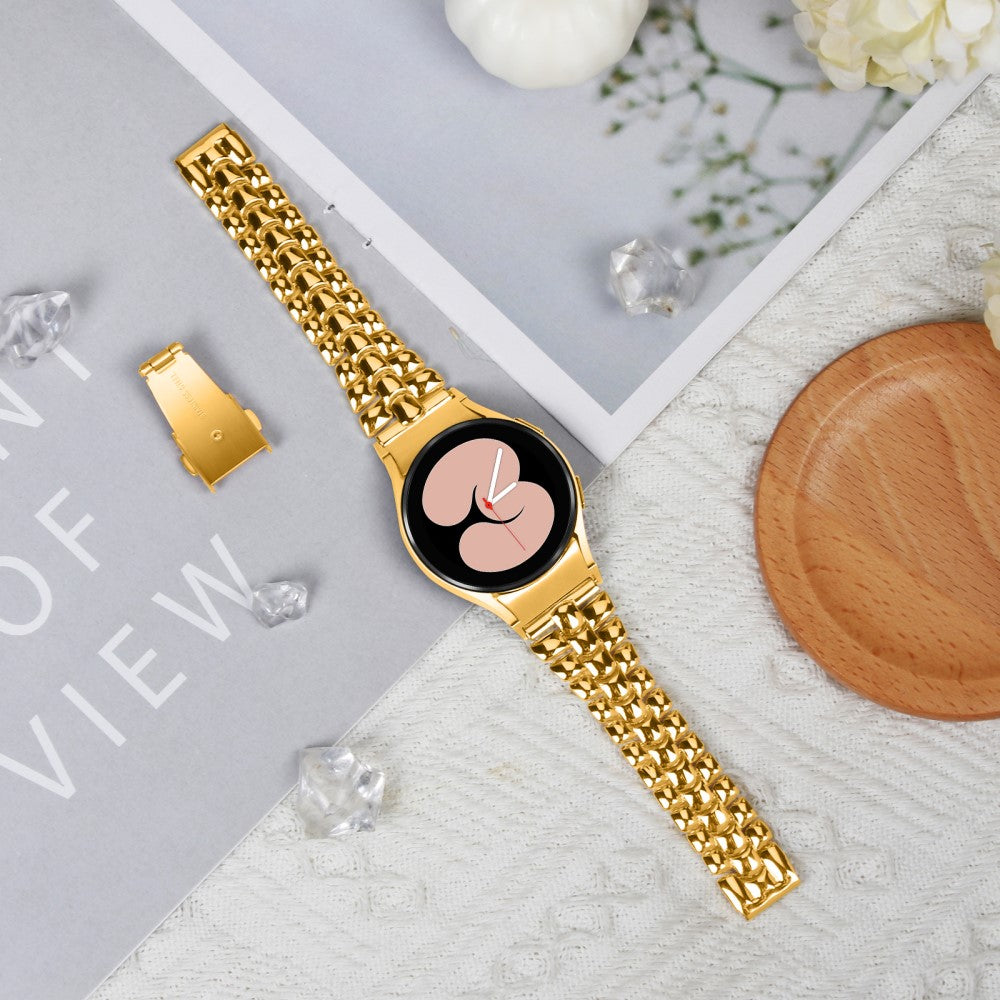 Supercool Metal Universal Rem passer til Samsung Smartwatch - Guld#serie_1
