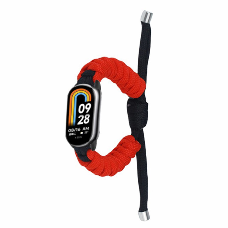 Godt Nylon Rem passer til Xiaomi Smart Band 8 - Rød#serie_4