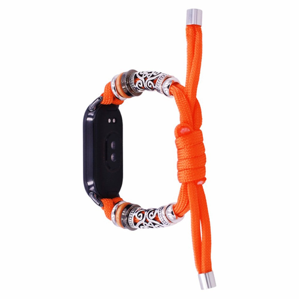 Vildt Fantastisk Nylon Rem passer til Xiaomi Smart Band 8 - Orange#serie_1