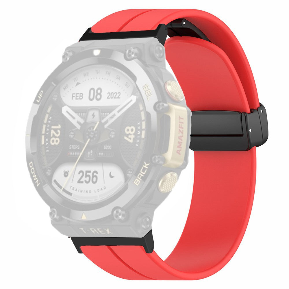 Super Elegant Silikone Rem passer til Amazfit T-Rex 2 - Rød#serie_6