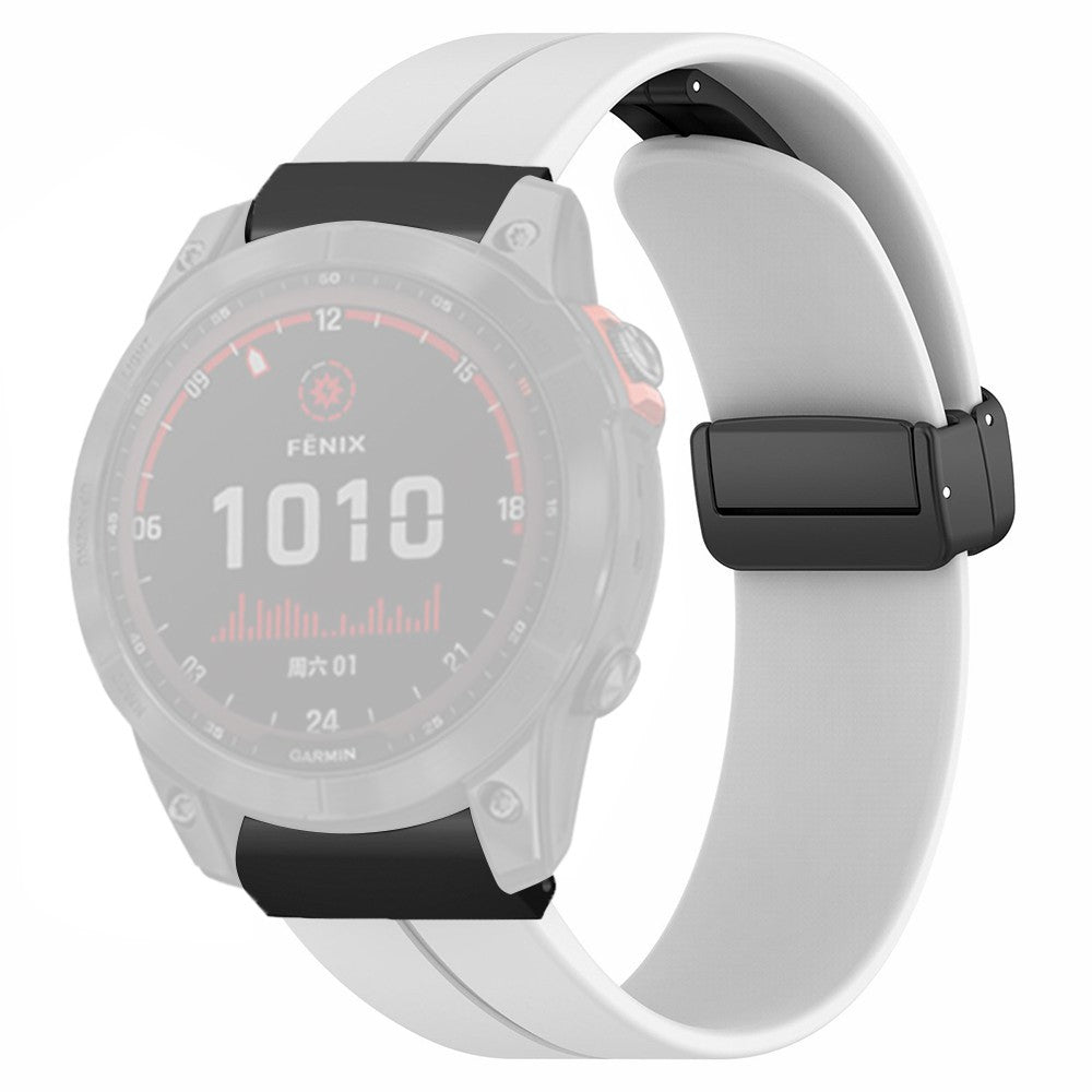 Mega Fint Silikone Universal Rem passer til Smartwatch - Hvid#serie_1