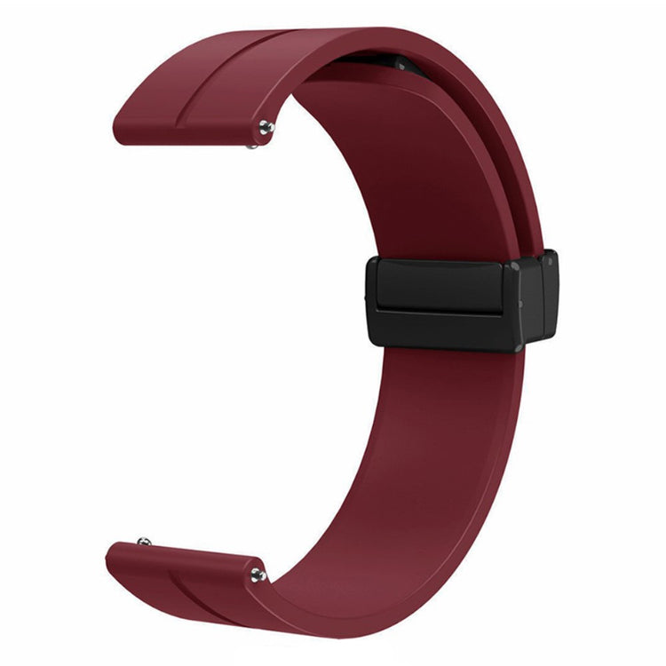 Meget Nydelig Silikone Universal Rem passer til Amazfit Smartwatch - Rød#serie_8