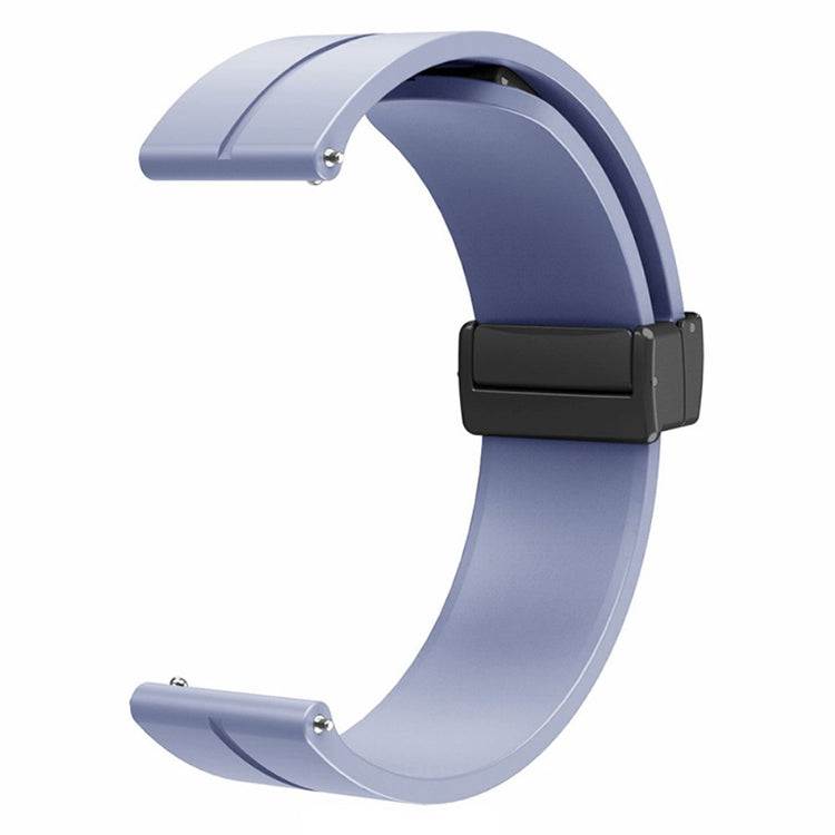 Meget Nydelig Silikone Universal Rem passer til Amazfit Smartwatch - Sølv#serie_11