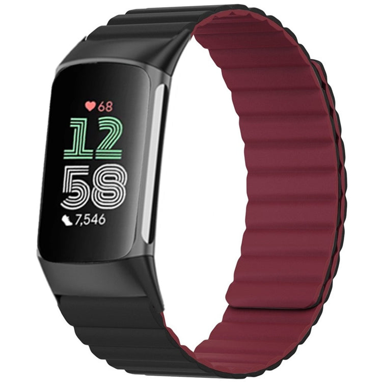 Silikone Universal Rem passer til Fitbit Charge 6 / Fitbit Charge 5 - Rød#serie_4