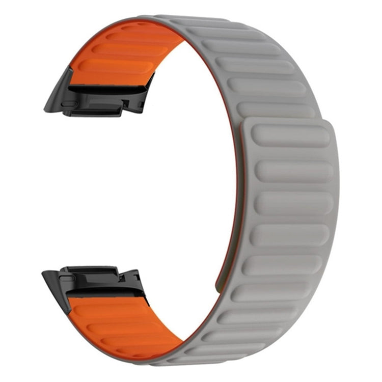 Silikone Universal Rem passer til Fitbit Charge 6 / Fitbit Charge 5 - Sølv#serie_5