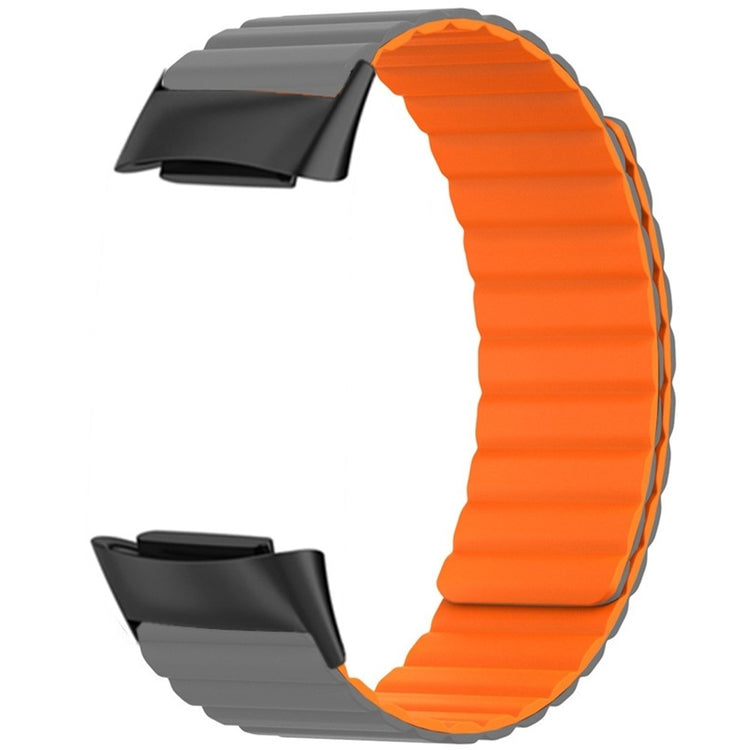 Silikone Universal Rem passer til Fitbit Charge 6 / Fitbit Charge 5 - Sølv#serie_5