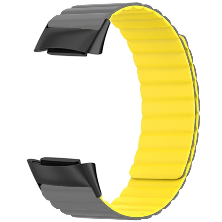 Silikone Universal Rem passer til Fitbit Charge 6 / Fitbit Charge 5 - Gul#serie_6