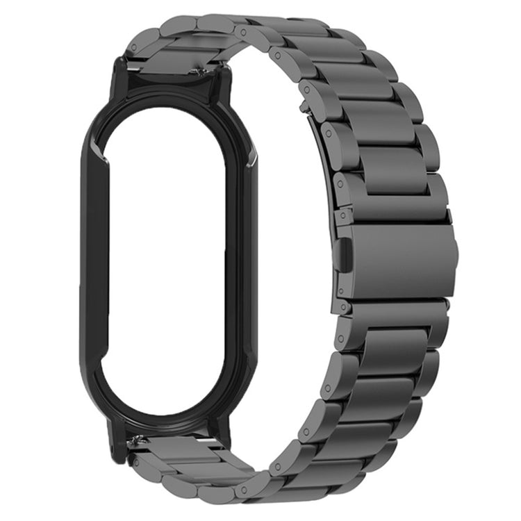 Super Elegant Glas Rem passer til Xiaomi Smart Band 8 - Sort#serie_1