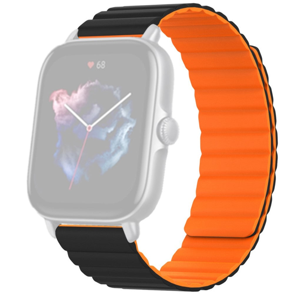 Mega Godt Silikone Universal Rem passer til Amazfit Smartwatch - Orange#serie_2