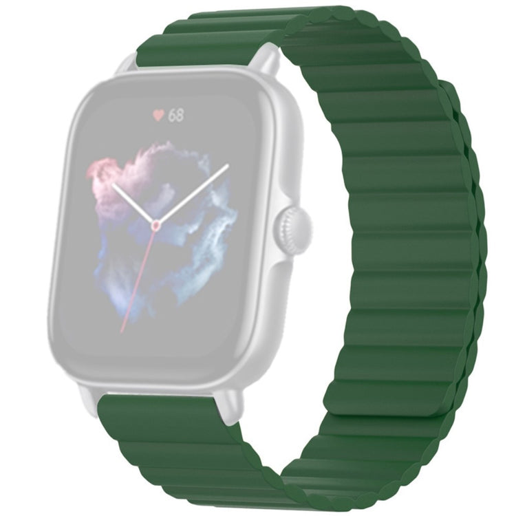 Mega Godt Silikone Universal Rem passer til Amazfit Smartwatch - Grøn#serie_7