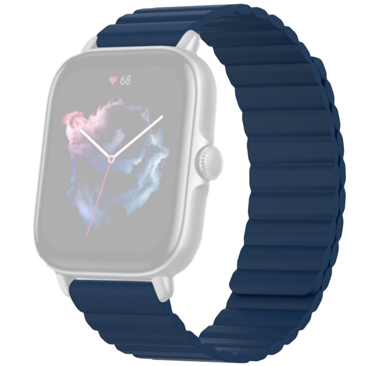 Mega Godt Silikone Universal Rem passer til Amazfit Smartwatch - Blå#serie_8