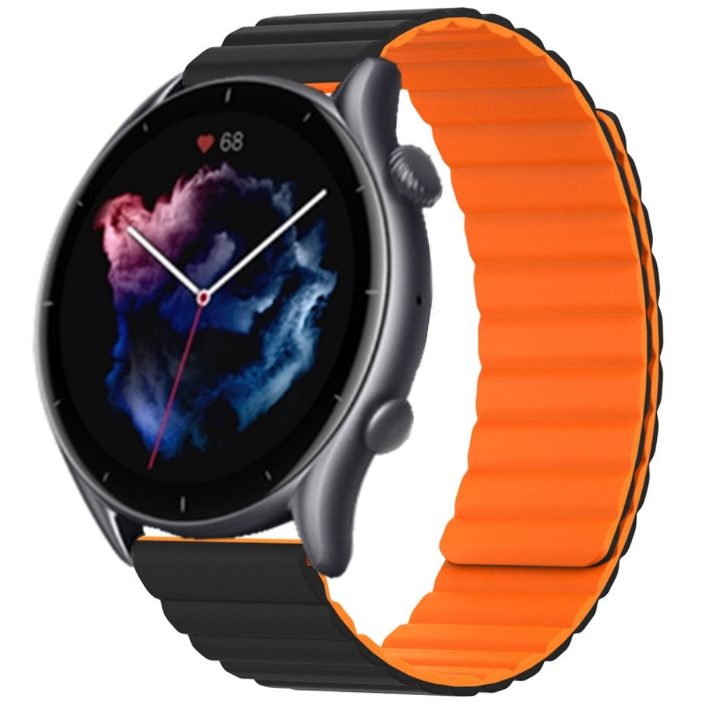 Rigtigt Smuk Silikone Universal Rem passer til Amazfit Smartwatch - Orange#serie_1