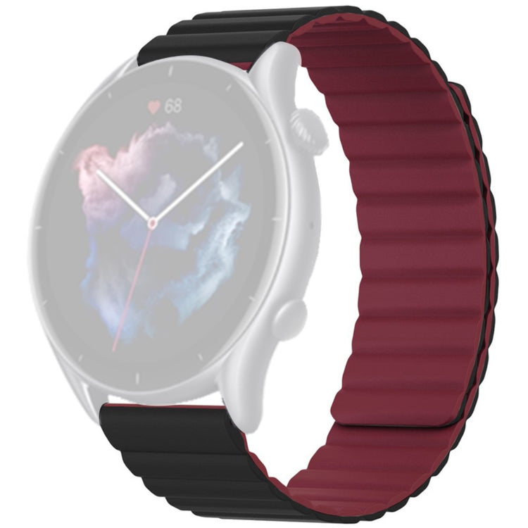 Rigtigt Smuk Silikone Universal Rem passer til Amazfit Smartwatch - Rød#serie_3