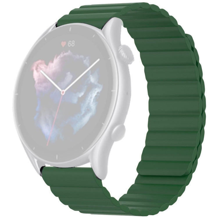 Rigtigt Smuk Silikone Universal Rem passer til Amazfit Smartwatch - Grøn#serie_7